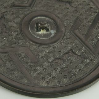 Chinese Exquisite Handmade Bronze mirror 3
