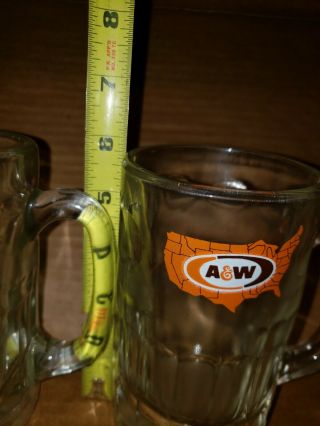 Rare Vintage A&W Mugs With The United States Outline 2