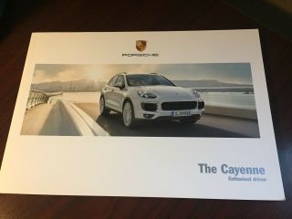 Rare 2016 The Cayenne Enthusiast Driven Porsche Auto Dealer Brochure Booklet