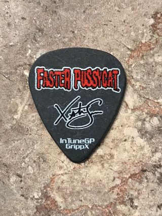 Faster Pussycat “xristian Simon” 2019 Tour Guitar Pick - Rare