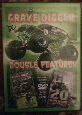 Grave Digger Dvd Domination & Gd20 Monster Trucks Usa Rare Clear Channel