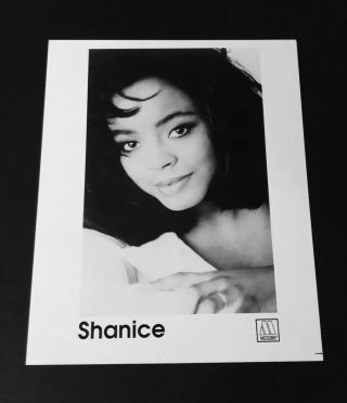 Shanice Wilson - Orig 90s B & W 8 X 10 R&b Motown Vintage Rare Press Photo