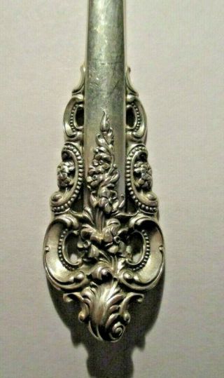 Wallace Grande Baroque Sterling Silver Butter Knife No Monogram