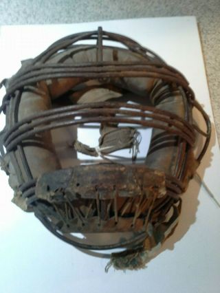Old Vintage Early 19.  S Baseball Catcher’s Face Mask Dr Antique