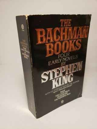 The Bachman Books By Stephen King 1st Plume Edition Rage 1985 Rare?