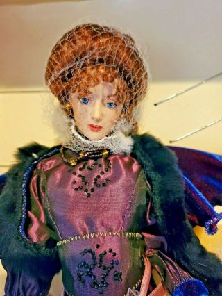 Franklin Josephine Gibson Girl Paris Fashion Rare Porcelain Doll W Box