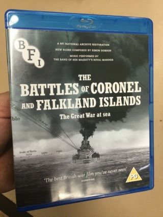 Rare Ww1 1914 Blu - Ray Dvd Royal Navy Battle For The Falklands