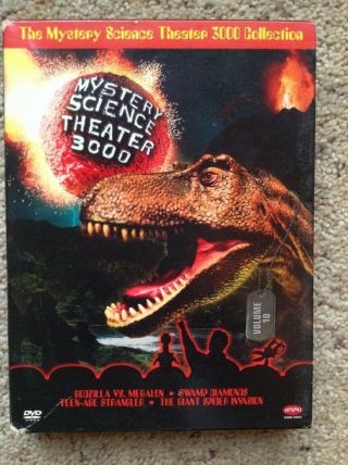 Mystery Science Theater 3000 Vol.  10 Dvd Oop Ex Rare Mst3k Godzilla