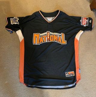 Milwaukee Brewers Prince Fielder 2007 All - Star Game Majestic Jersey Size Xl Rare