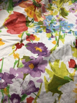 Rare Ralph Lauren Watch Hill Floral Comforter Queen/full 74 X 90