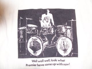 Rare Black Market Music T - Shirt Keith Moon Xl The Who Premier Drums