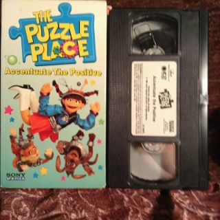 The Puzzle Place - Accentuate The Positive - Vhs 1996 Very Rare (sony Wonder)