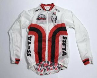 Aussie Vintage Ssfta Kern County Cycling Jacket Full Zip Mens Size Medium Rare