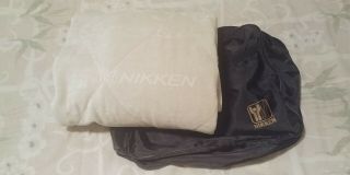 Rare Nikken Personal Comfort Pad Magnet 49 " X 57 " Soft Quilt Blanket Travel Bag