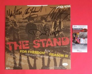 Rare - The Alarm Complete X4 Signed " The Stand " 12 " Vinyl Record Jsa