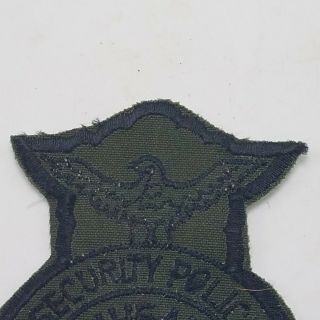 RARE Vintage Obsolete Department Of The Air Force USA Security Police Patch 2