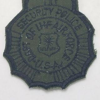 RARE Vintage Obsolete Department Of The Air Force USA Security Police Patch 3
