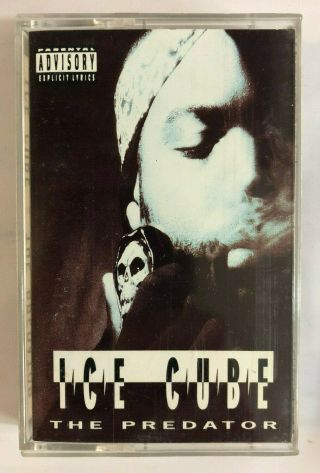 Ice Cube The Predator Cassette Tape Vintage 1992 Priority Gansta Rap Rare Oop