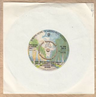 Kenny Everett Happy First Birthday From Cuddley Capital Rare Promo Ex Vinyl