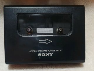 Vintage Sony Walkman WM - 5 Rare Black 1982 only 80 ' s Japan 2