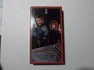 Runaway Tri Star Vhs Video Tape Pre Owned Tom Selleck Rare Release Vintage 1985