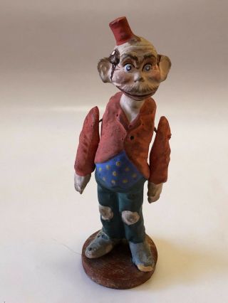 Happy Hooligan Comic Strip Nodder Figurine Jointed Arms Antique Early 1900s