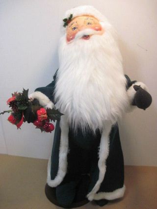 Rare Old Vintage Annalee Doll Father Christmas Santa Clause Mobility W/tags 30 "