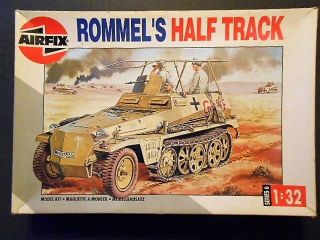 Vintage & Very Rare 1/32 Airfix Ww2 Rommel 