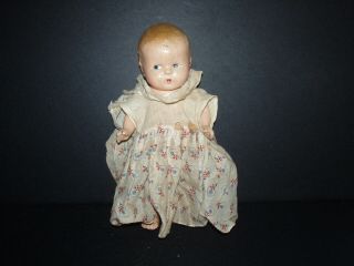 Vintage Composition 10 " Antique Composition Doll Patsy Type