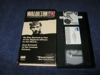 Waldheim - A Commission Of Inquiry (1988) Vhs Rare 1988