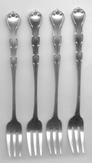 4 Rondo Cocktail Fork By Gorham Sterling Silver 5 - 5/8 Inch
