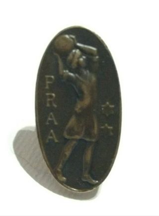 Rare Antique 1915 High School Girls Basketball Sports Pin