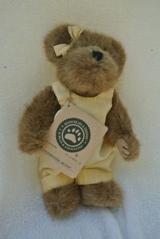 Vtg Boyds Bears Clementine Mccoy 919808 Show Exclusive Blue Eyes.  9 " Withtags