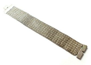 antique Victorian silver mesh bracelet af 2