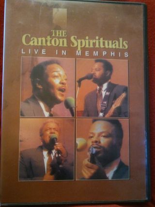 The Canton Spirituals - Live In Memphis (dvd,  2002) Rare Oop
