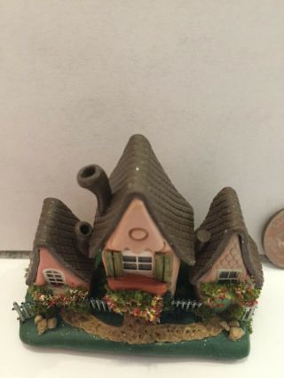 Handmade Miniature English Fairy House Vintage Ooak By O 