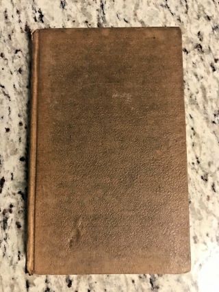 1837 Antique History Book " The Life Of Friedrich Schiller "
