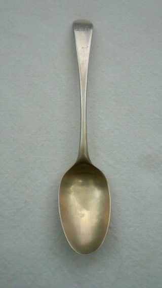 Antique Georgian George 11 Sterling Silver Spoon 1756 Unknown London Maker Rare