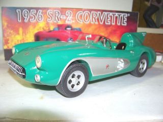 Iajbbsc Green 1956 Sr - 2 Corvette Decanter Car Was Rare Prototype Racing Corvette