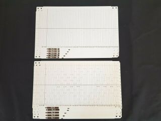 Rare Silver Reed Punch Card Knitting Machine Sk155 Sr155 9mm Bulky Cards X 10