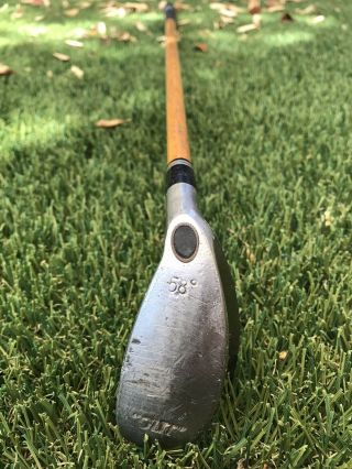 RARE Callaway Golf BILLET SERIES Entirely Milled 58 WEDGE Right HICKORY STICK 3
