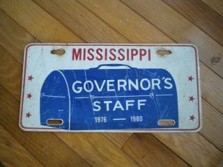 Rare Vintage Mississippi Governor 