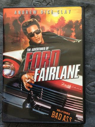 The Adventures Of Ford Fairlane (dvd,  2003) Rare,  Oop Andrew Dice Clay 1990