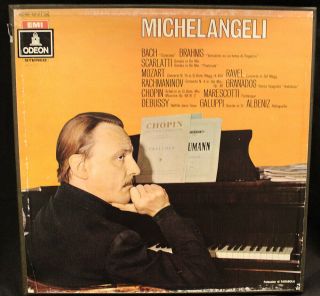 Michelangeli - Emi - Odeon C163 - 50104 - 06 - Rare 3 - Lp Box - Issued Only In Italy - Nr