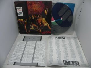 Skid Row - Slave To The Grind Rare 1991 Korea Lp W/insert