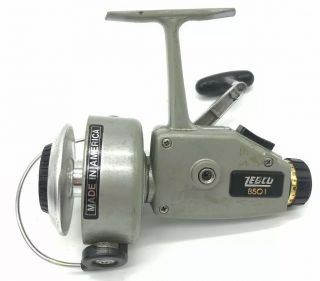 Vintage Zebco Omega 850l Spinning Reel Made In America - Rare - Priced To Sell