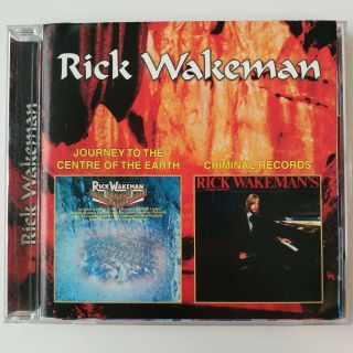 Rick Wakeman Journey To The Centre Of The Earth / Criminal Records 2in1 Cd Rare