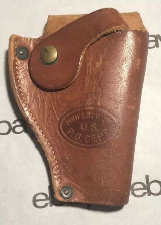 Rare Vintage 1962 U.  S.  P.  O.  Leather Holster