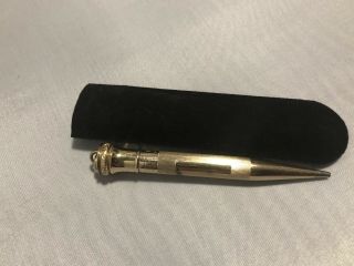 Wahl Eversharp Gold Filled Pat Made U.  S.  A.  Automatic Pencil Antique Made Usa