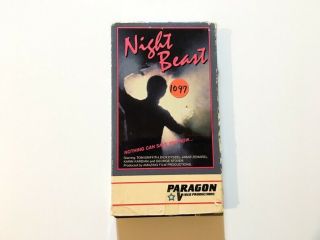 Night Beast Vhs Tape Rare 1985 Horror Sci - Fi Alien Paragon Video